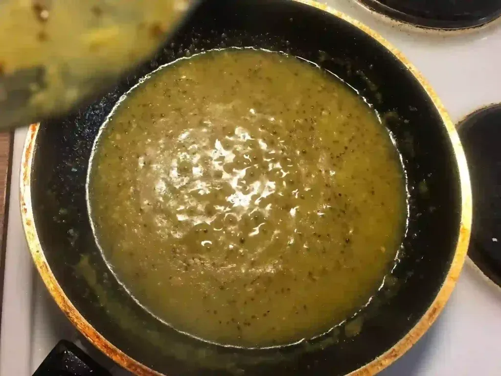 Jwano ko Jhol (Ajwain Broth) as prepared by a student in Finland